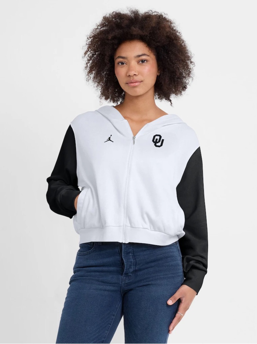 Jordan x Oklahoma Sooners Color Block Full Zip Hoodie